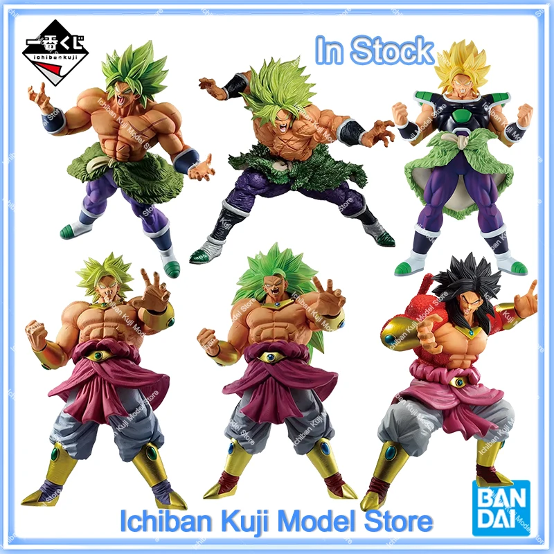 Original Bandai Ichibansho Kuj Dragon Ball Super Saiyan Broly Prize D VS Omnibus Z Anime Figure Boxed Toy Gift Collectible Model