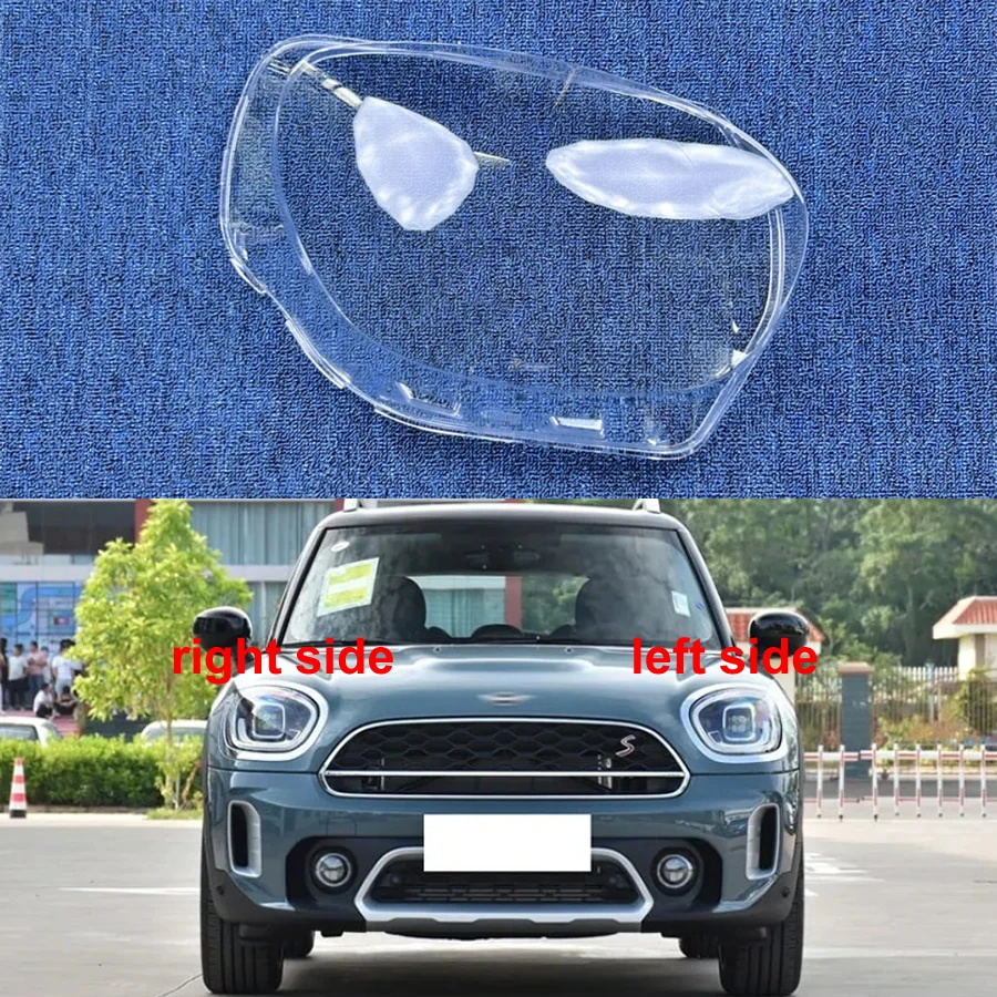 

For BMW MINI Countryman F60 2017-2023 Headlamp Shell Transparent Headlight Lens Cover Replace Original Lampshade Plexiglass