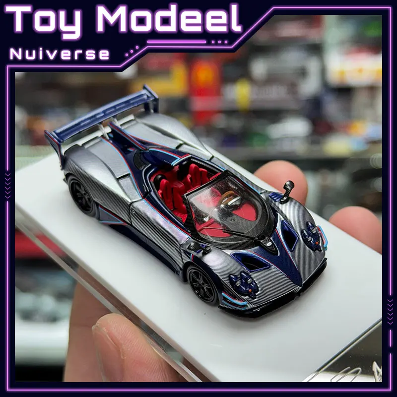 TNT Pagani Zonda Arrivederci 760 Carbon Fiber Openabl Hood 1:64 Hi Detai Simulatio Diecast Alloy Collect Car Mode Perfect Gift