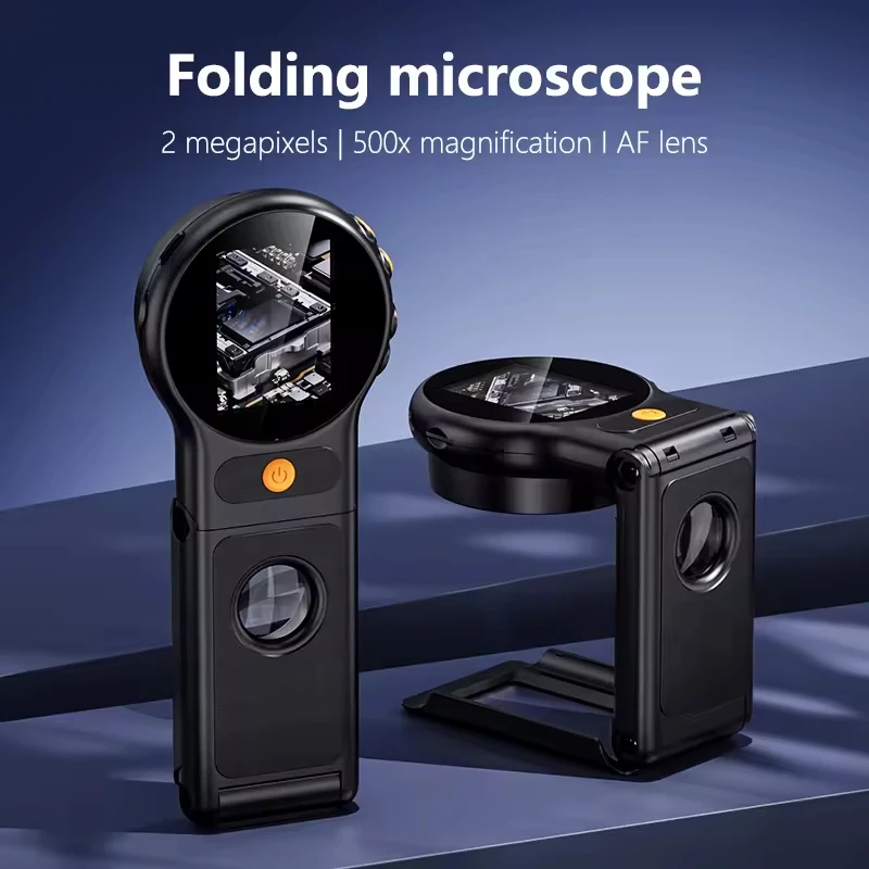 autofocus-500x-digital-microscope-with-8leds-2mp-coin-video-microscopes-foldable-magnifying-glass-2inch-for-electronics-repair