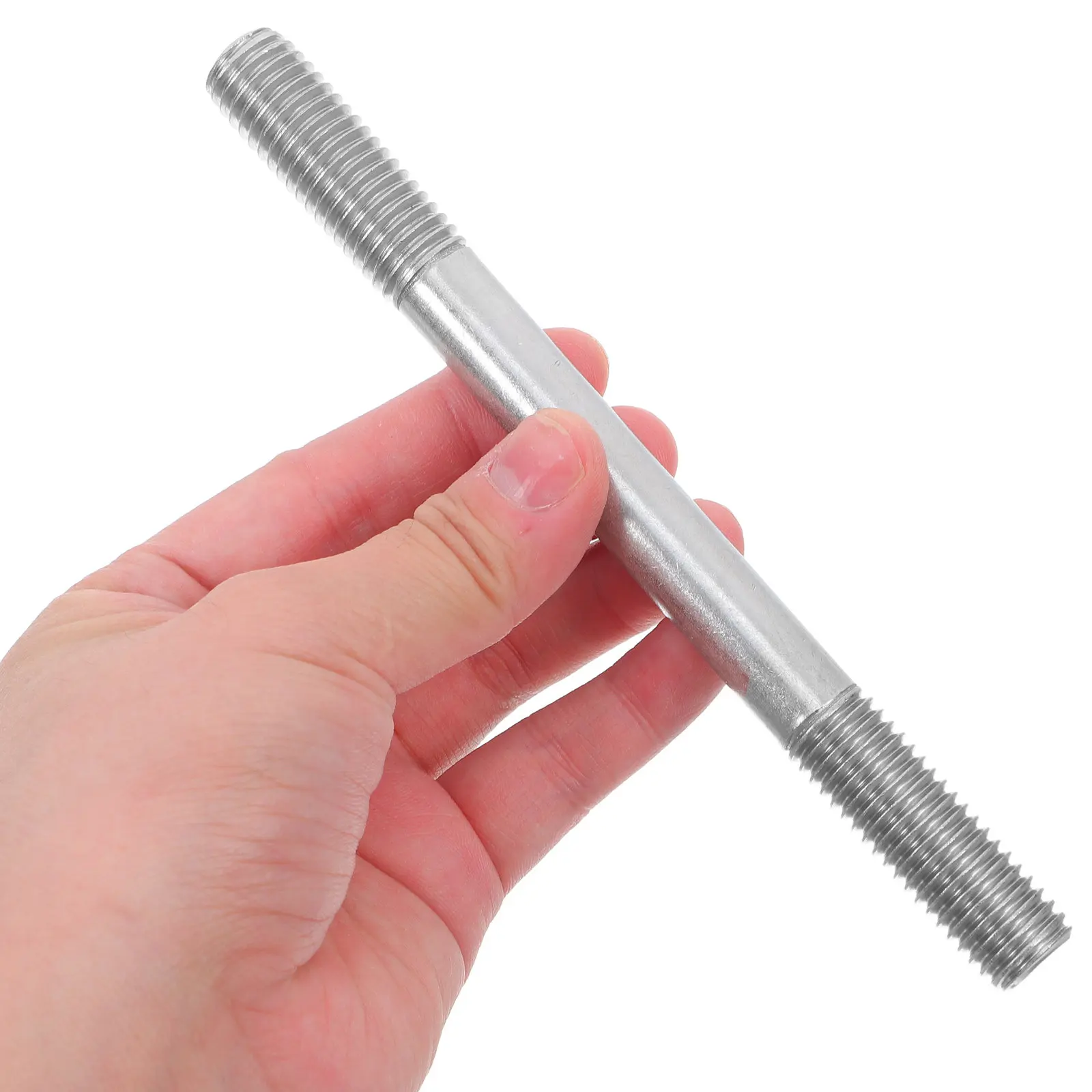 2Pcs Double Ended Threaded Stud Bolts Stainless Steel Dual Threaded Rods for Maintenance Mechanical Structure Fastening