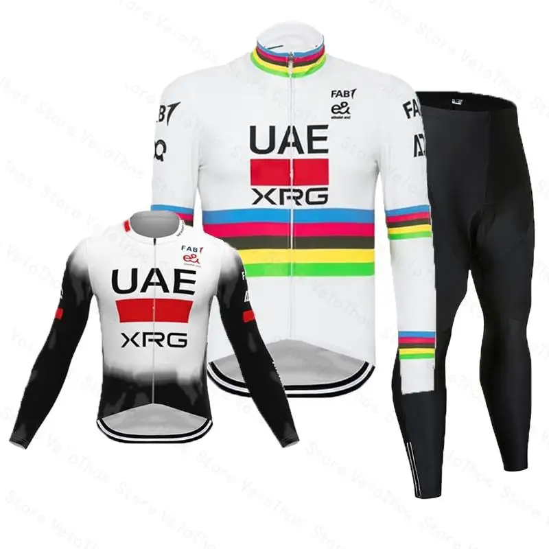 UAE 2026 Radsportjacken Herren Rennrad-Trikot Maillot Hosenanzug Ropa Ciclismo Thermo-Fahrradbekleidung Modische Ropa-Kleidung