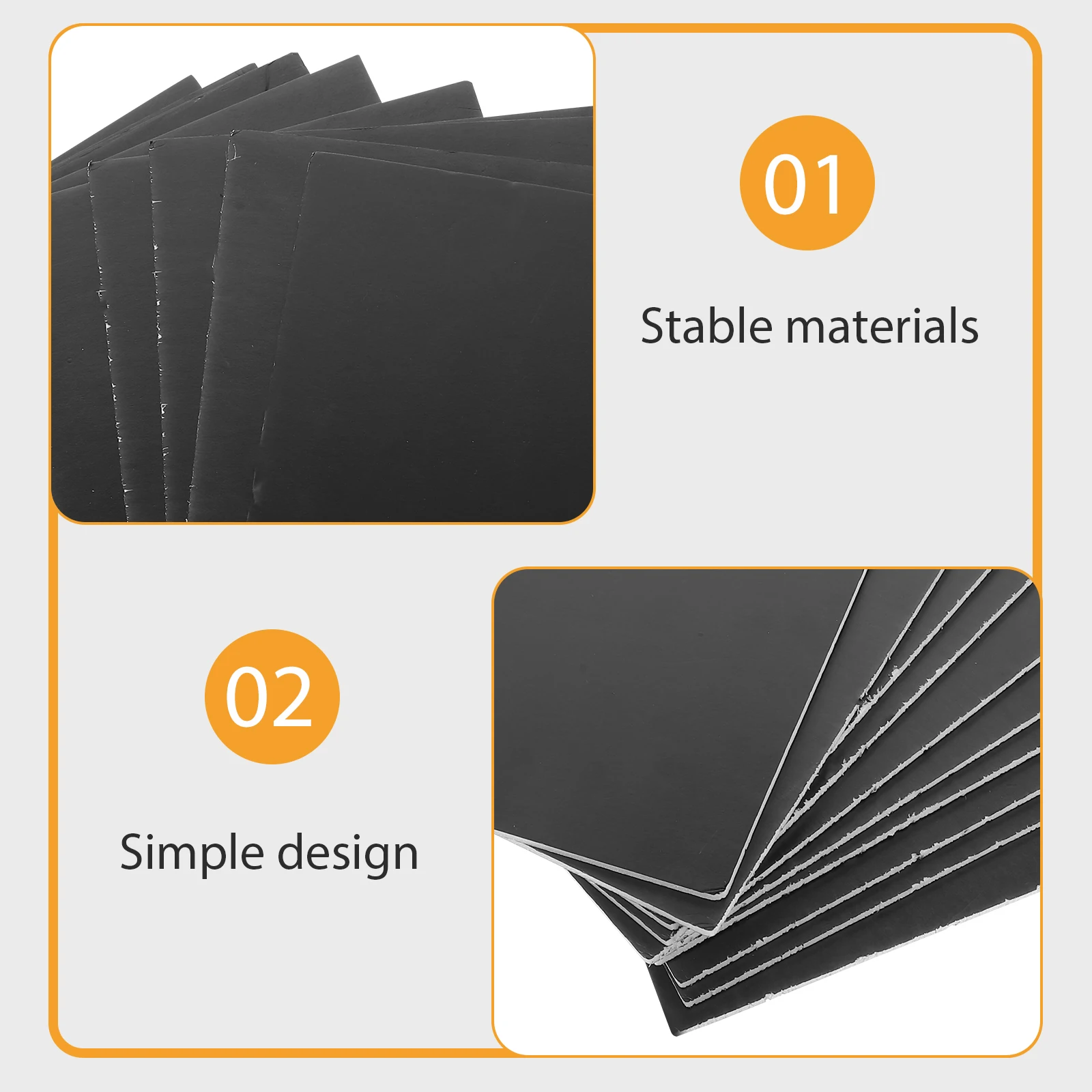 

10pcs Large For Projects Blank Foam Boards Craft Diy Sheets Thick Poster Board Advertising Display Board Foam Boards For School