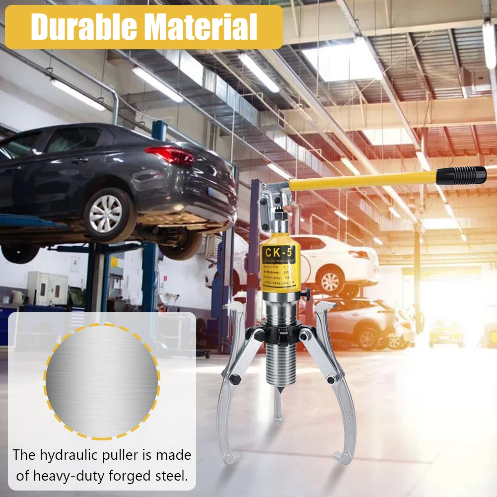 

5 Ton Hydraulic Gear Puller Capacity Hydraulic Puller Bearing Hub Separator for Pulling Hubs Flanges Gears Bearings