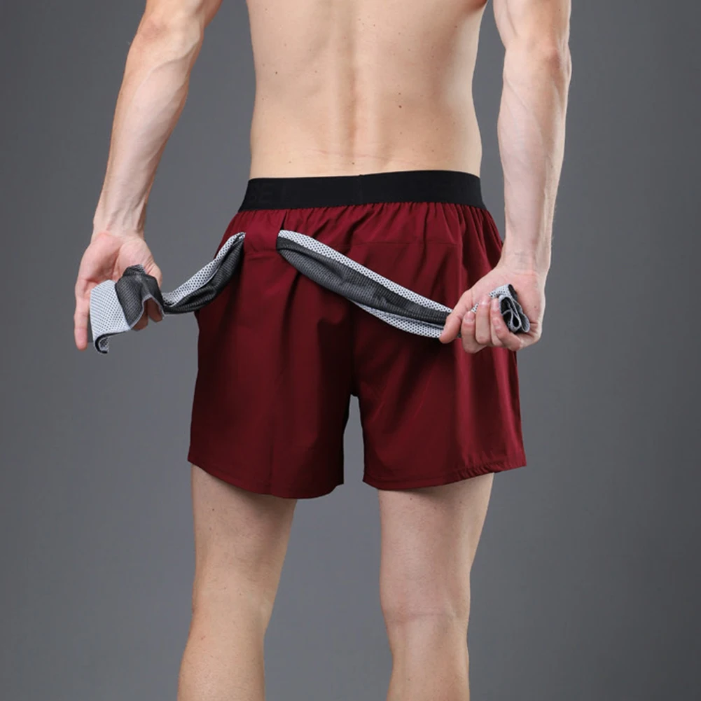 

Lightweight Gym Shorts Running Shorts Athletic Wear Breathable Running Shorts Suitable For Summer Polyester Fabric