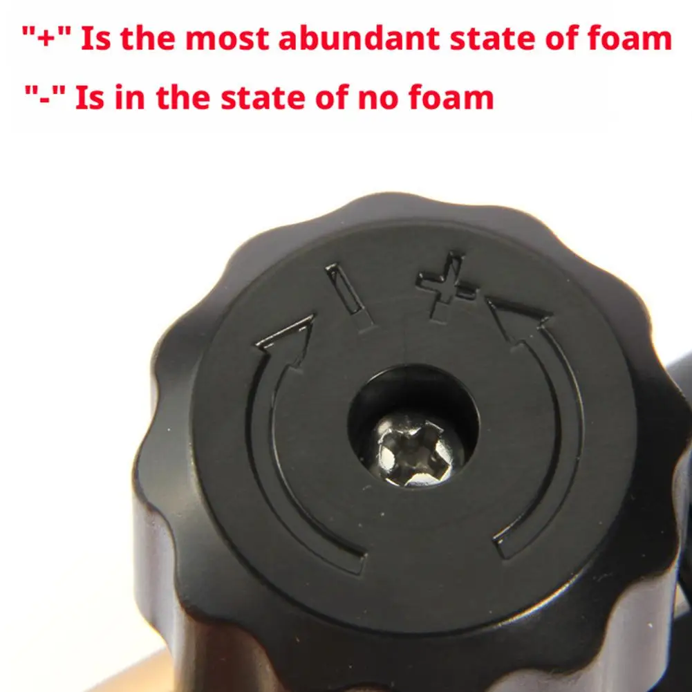 Auto-Reinigungsschaumkanone 1L 1/4 Schnellanschluss Verstellbare Hochdruck-Seifenschaumlanze für Hochdruckreiniger Autowäsche – Detail 10