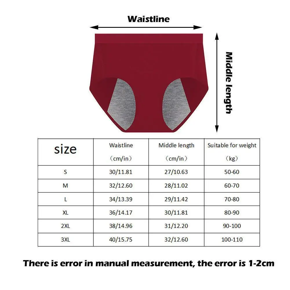 Menstruation Cotton Menstrual Panties High Waist Period Underwear Culotte Menstruelle Leak Proof Bragas Menstruales Panties