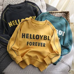 Children's Oversized Sweatshirt Autumn New  Boys Round Neck Long Sleeve Casual Sweaters