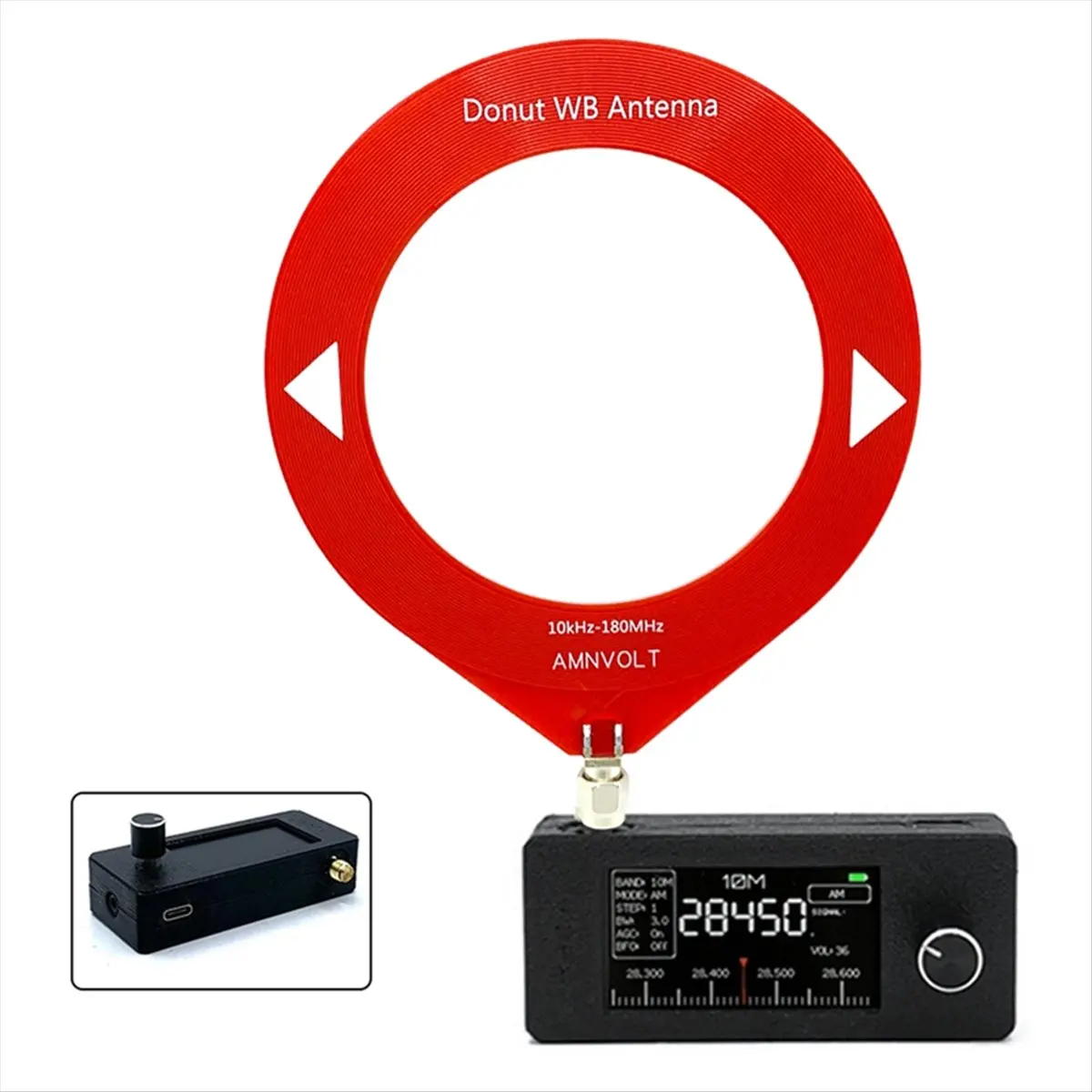 【~ New Y24A】SI4732 Radio Receiver 10KHz-180MHz Portable Shortwave Radio Receiver SW LW AM FM SSB SI4732 Radio