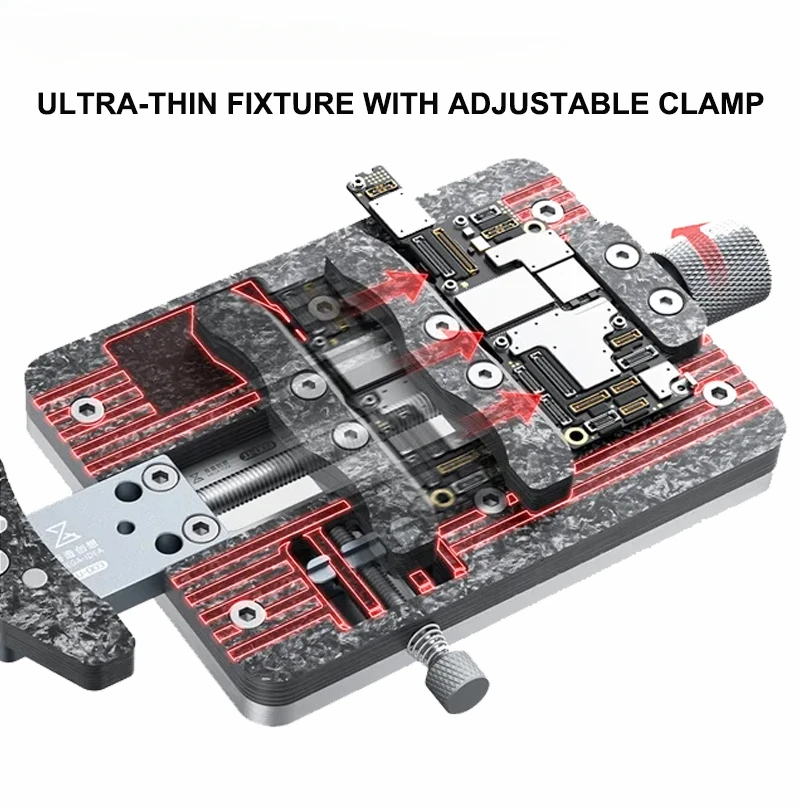 QIANLI MAGE-IDEA JJ-003 Ultra-Thin Fixture With Adjustable Clamp Range Motherboards Fixture Mobile IC CPU Fixture Repair Tool