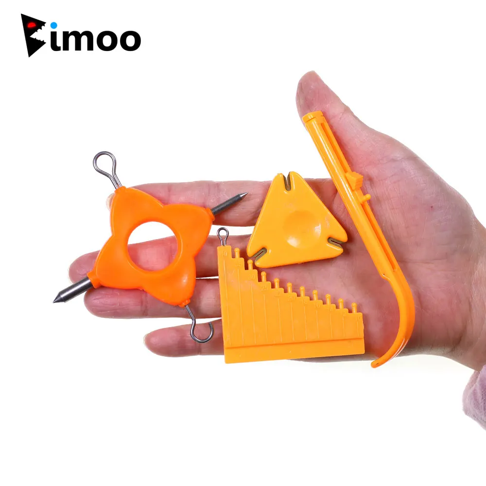 Karpfenangelzubehör 4-in-1 Multi-Tool: Haarzupfer, Messlehre für Karpfenhaken, Schnurabisolierer, Chod-Hair-Rig-Zubehör