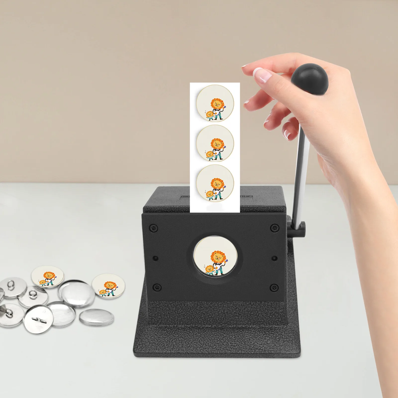 48.5mm PVC Round Corner Cutter Manual Graphic Punch Die Cutter for A4 Paper Photo Paper Copperplate Paper