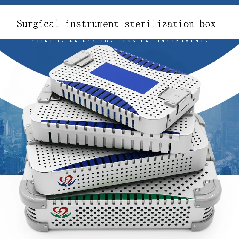 

Instrument disinfection box aluminum alloy high temperature and high pressure ophthalmic surgery storage disinfection box