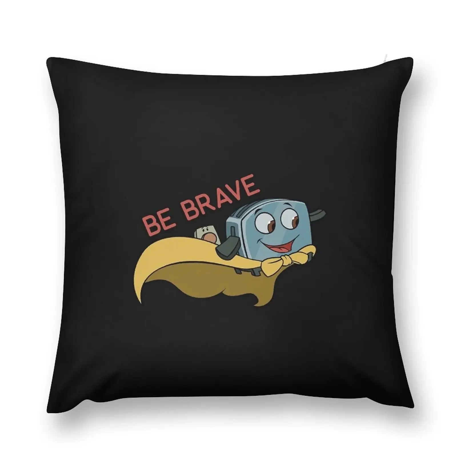 Brave Little Toaster T-ShirtBe Brave Little Toaster Throw Pillow Sitting Cushion Cushions For Children pillow