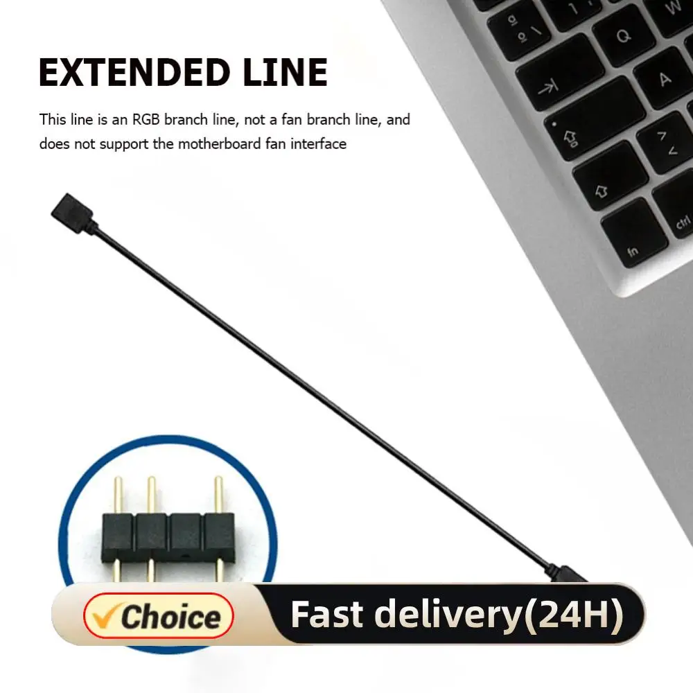 

1 To 1 AURA Cable LED Light Strip 5V 3Pin/12V 4Pin Extension Adapter Cable Computer Accessories Conversion Cable 30cm for ASROCK