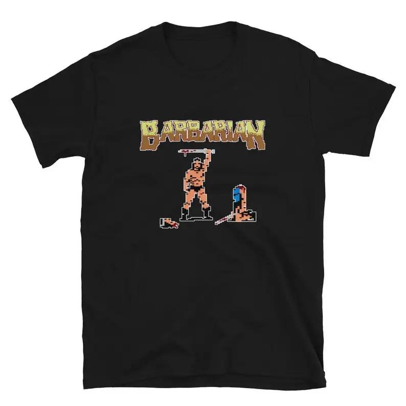 Commodore 64 Barbarian Vintage Game Short-Sleeve Unisex T-Shirt