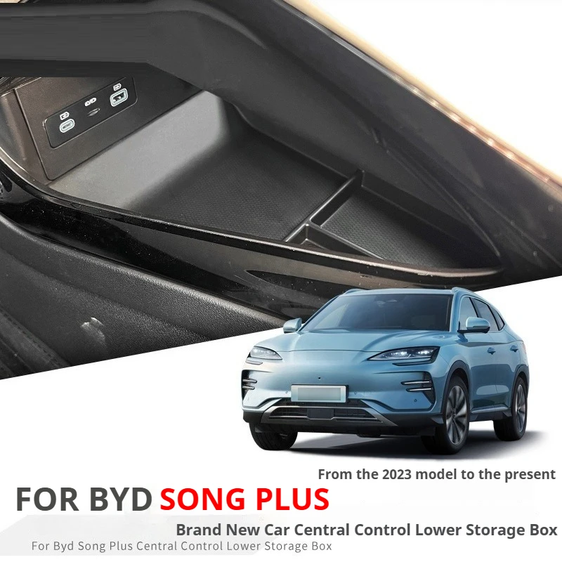 

Car Armrest Storage Box Cup Holder For BYD Seal U Sealion 6 Song Plus Champion Edition 2023 2024 2025 Auto Interior Accessories