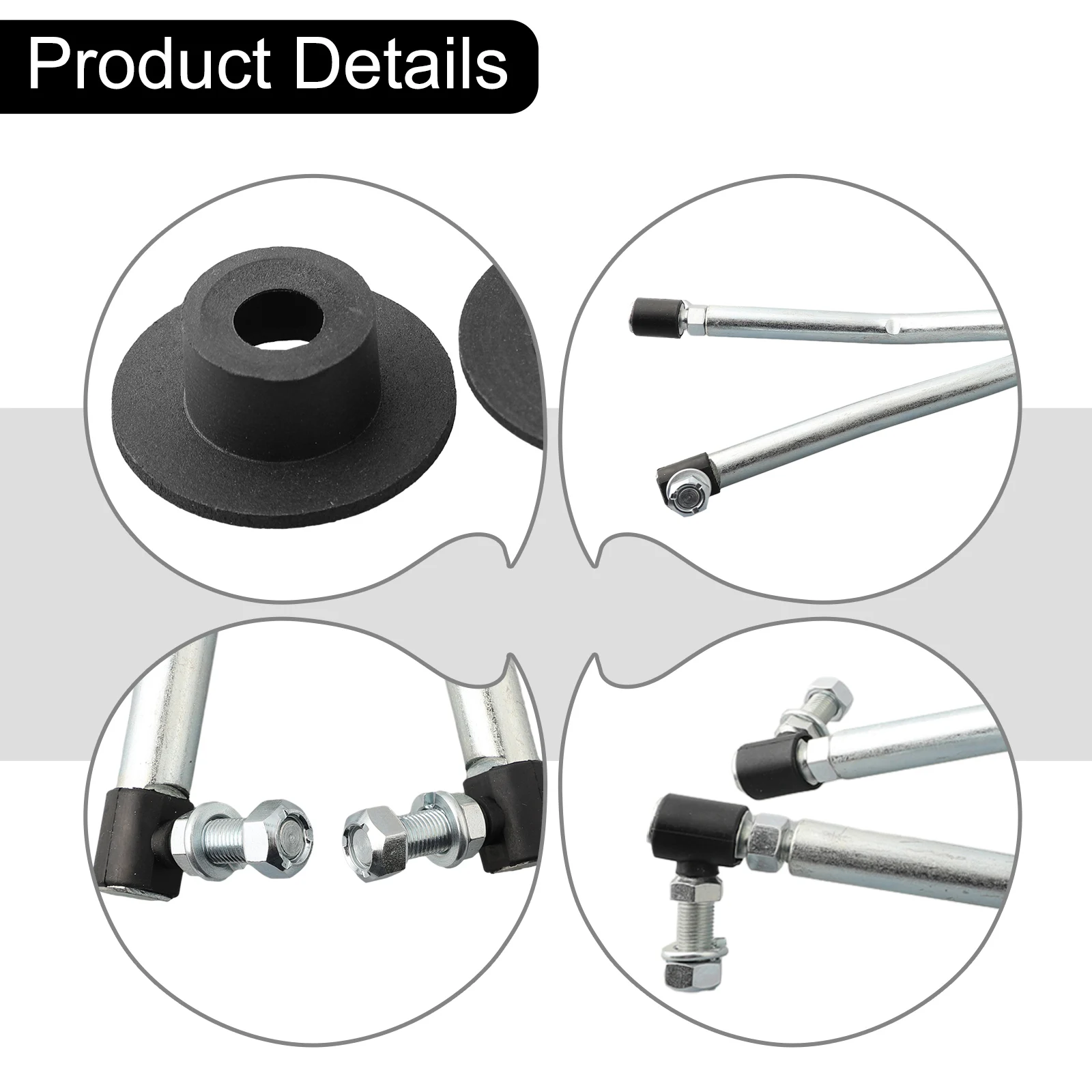 Adjustable LH RH Steering Drag Links for Lawn Tractors Including GT48DXLS GT48XLSI GT52XLSI YTH2042TD YTH20K46 YTH22V42