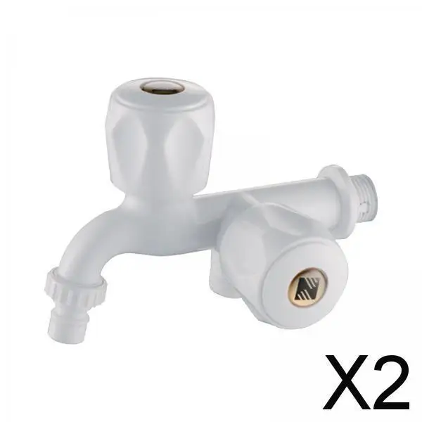 

2xWashing Machine Water Faucet Outlet Garden Tap for Home Garden