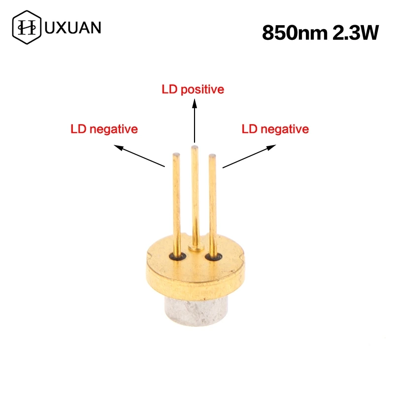 850NM 2.3W IR 5.6mm TO-18 Laser Diode 2300mW Powerful Infrared LD Night Vision Laser Accessories