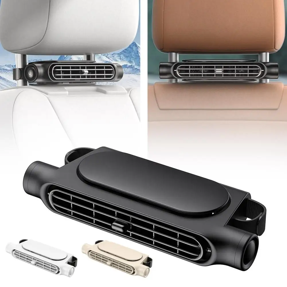 Portable Car Seat Cooling Fan Car Rear Backrest Electric Fan USB Power Supply Fan Air Conditioner Car Interior Accessories