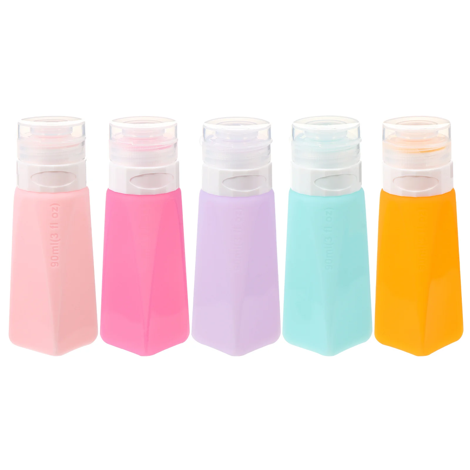 5 個の空のローションボトル詰め替え容器ポータブル旅行保管ミニ容器空のボトル
