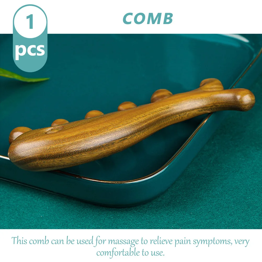 

Wooden Sandalwood Massage Comb Comfortable Head Scalp Massager Stimulates Blood Circulation Relieves Headache Durable