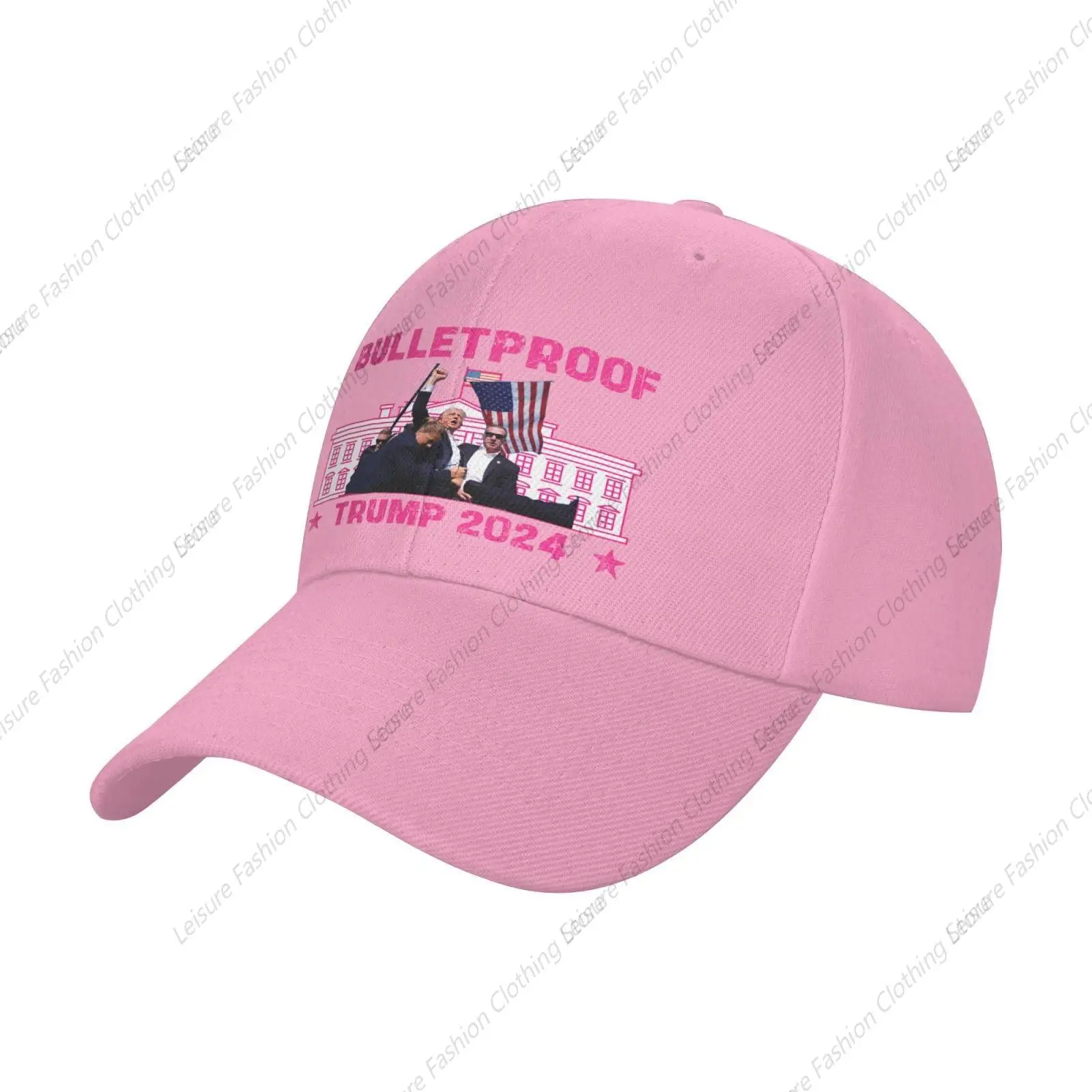 Bulletproof Save Trump for 2024 Gun 45 47 President Girls for Trucker Hat Men Women Baseball Cap