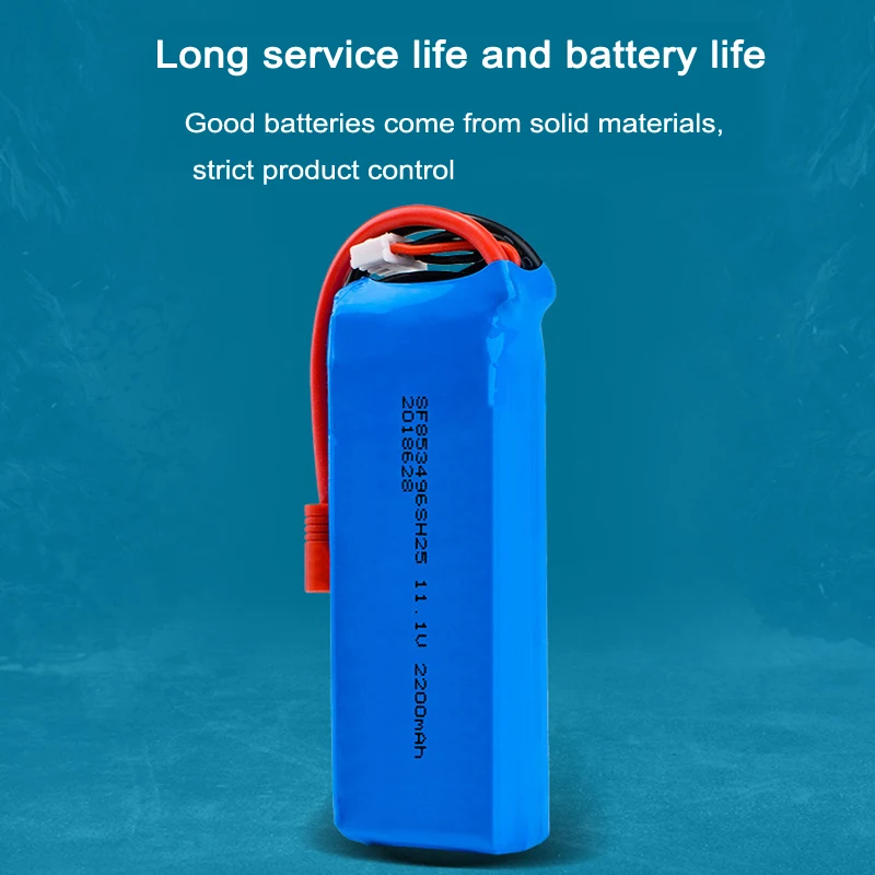 Lipo Battery 11.1V 2200mAh 30C 3S Banana Plug For RC X16 X21 X22 Drone X8 Quadcopter For Remote Control Camera Drone Acces