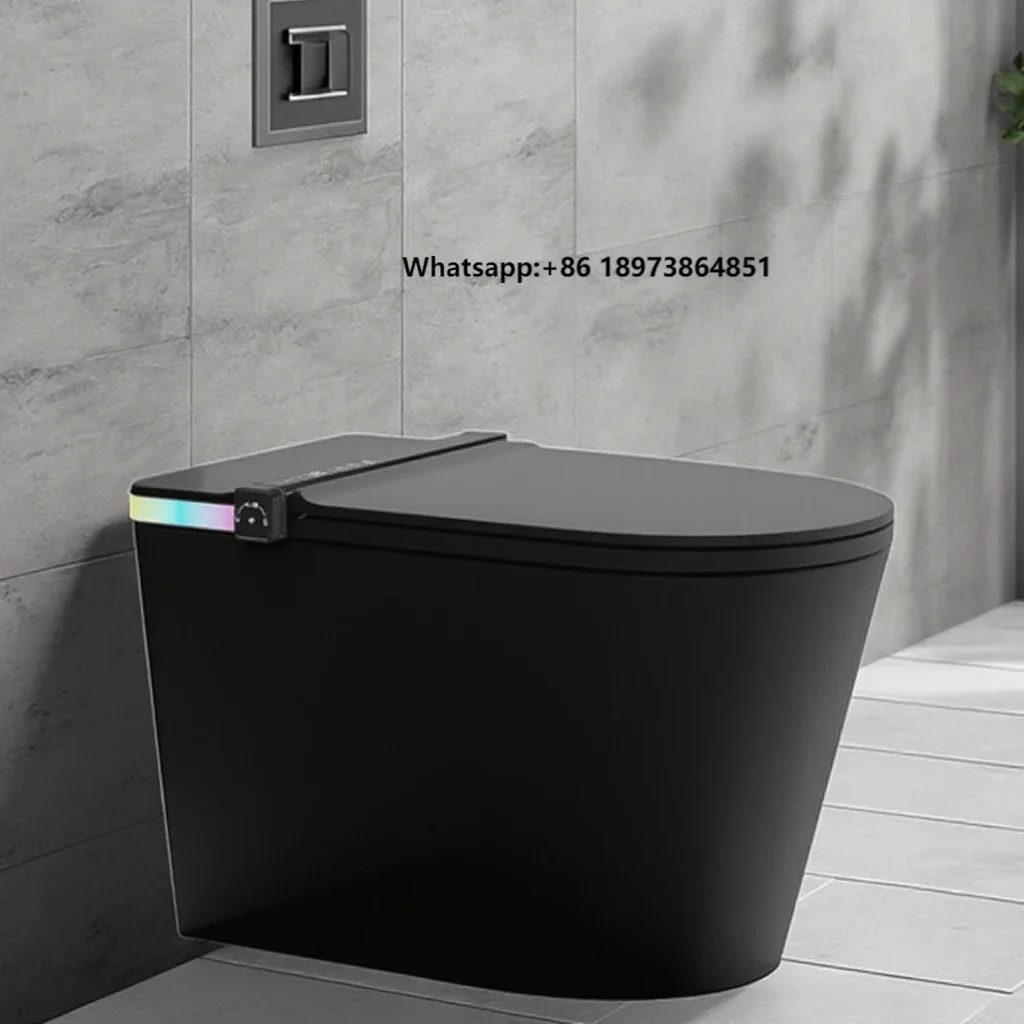 

S002 Hot Sale Floor Mounted ADA Automatic Flushing Commode Toilet Bowl Electric Rimless Intelligent Wc Smart Toilet