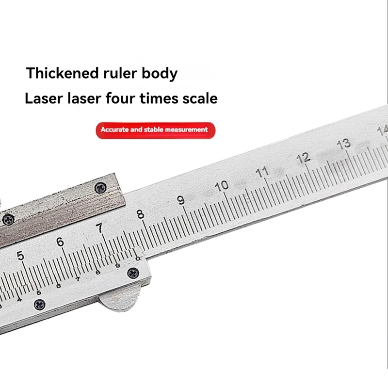 BAAG-calibrador de acero al carbono, calibrador de alta precisión, micrómetro Manual, calibrador deslizante, calibrador Vernier para el hogar