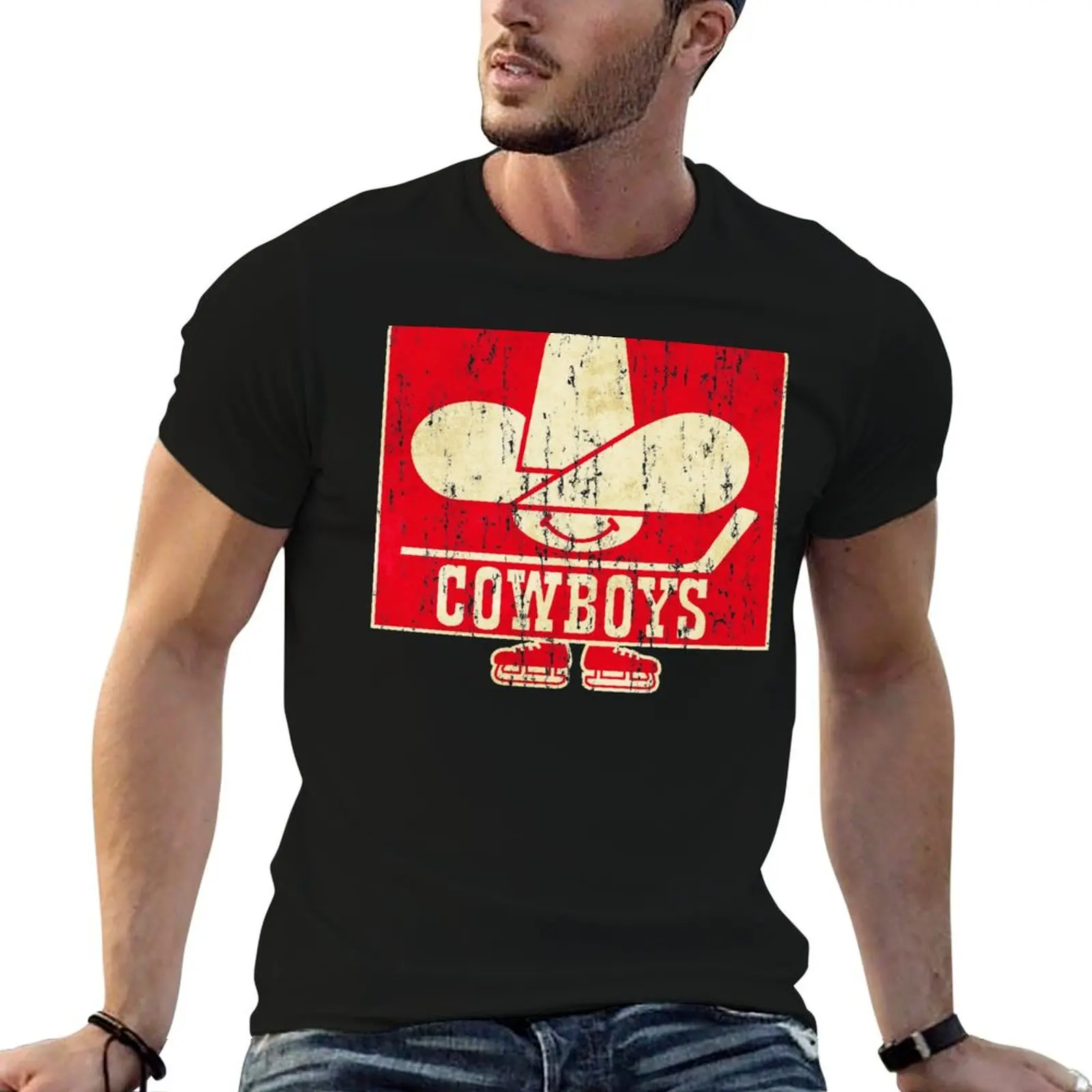 Calgary Cowboys T-Shirt anime t shirts oversize t shirt men 100% cotton luxury brand man t shirts for men T-shirt