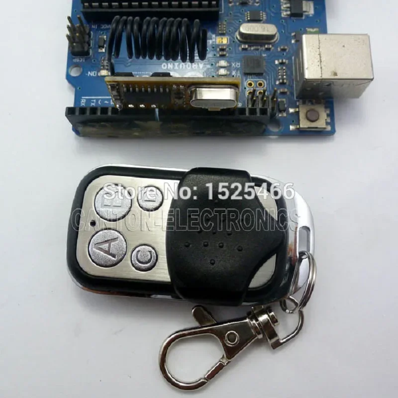 433Mhz Wireless Decoding Kit 5V RF Remote Control + EV1527 Keyfob For Remote control switch Mega2560 DUE