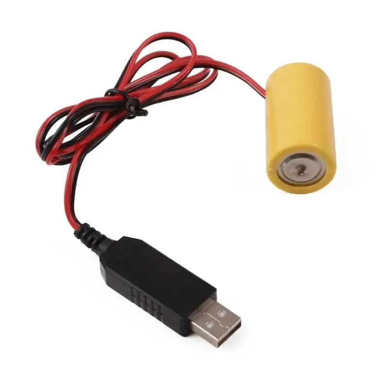 R53C 3V LR14 C Dummy-Batterie LR14 Batterie-Eliminator-Kabel mit Typ-C-Adapter – Detail 2