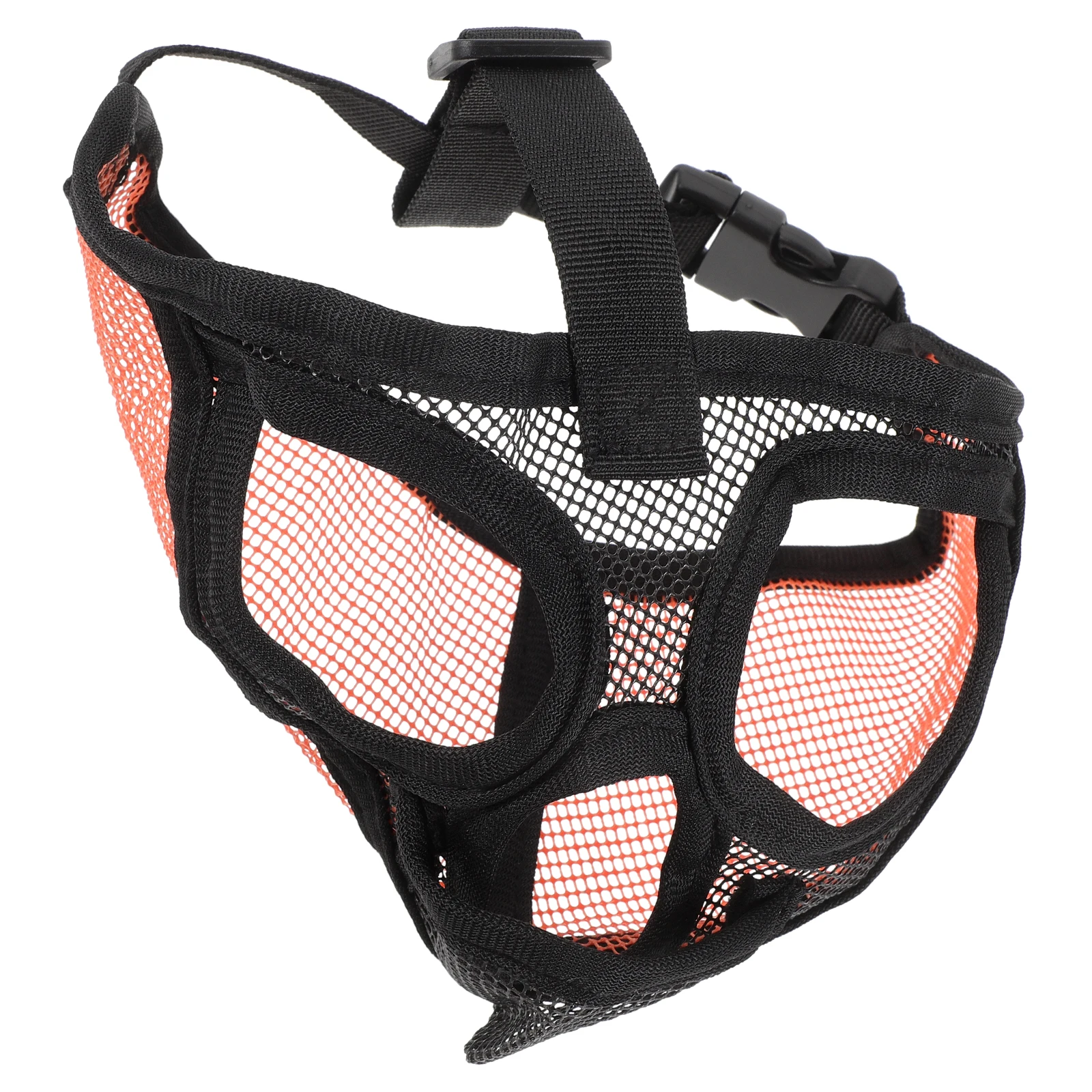 

Dog Muzzle For Medium Dogs Breathable Mesh Anti Bark Bite Proof Short Snout Pet Muzzle Outdoor Adjustable Mouth Cover