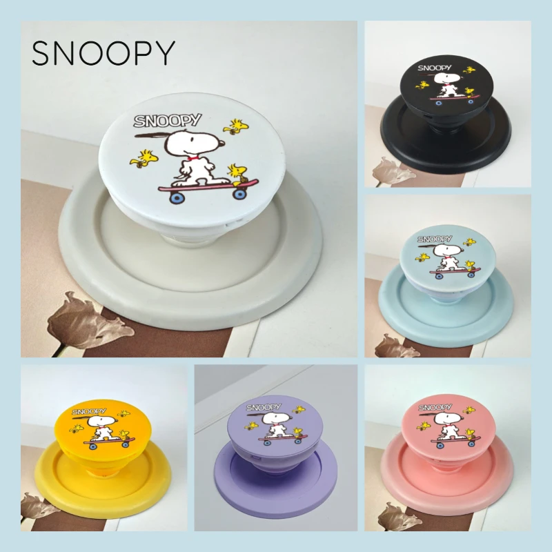 

Магнитный держатель-подставка Snoopy Woodstock Anime Grip Tok Griptok для iPhone 15 16 17 и iPad с поддержкой MagSafe Smart Tok