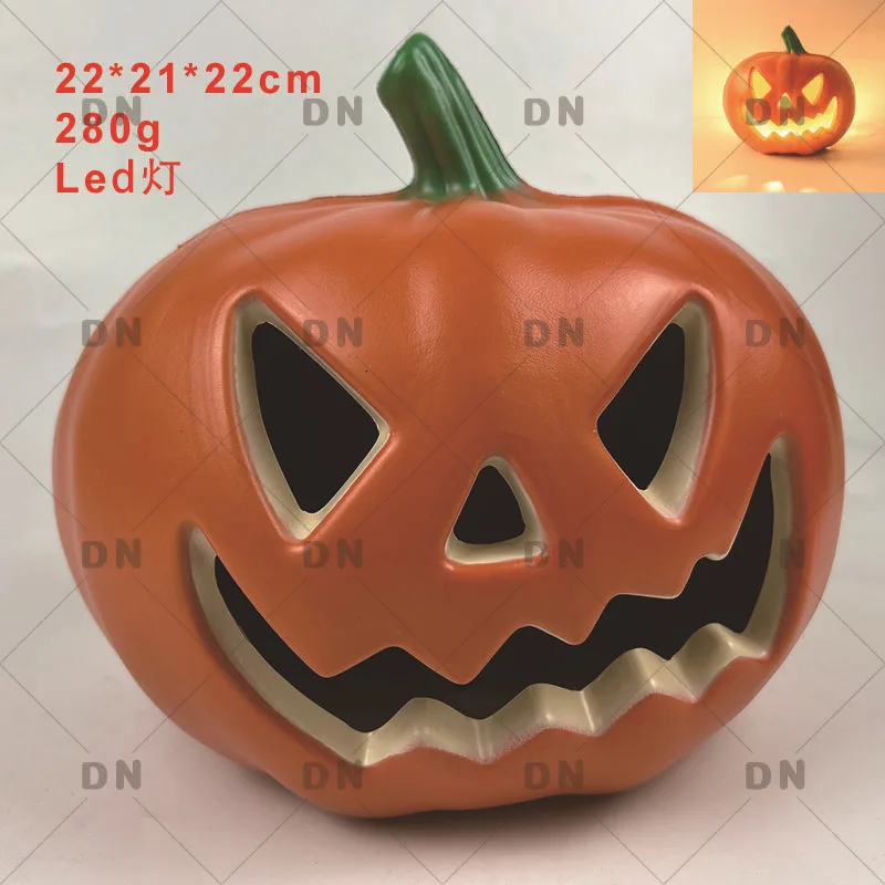 Halloween Pumpkin Lantern Props Blow Molded Pumpkin Halloween Outdoor Ornaments Hollowed Out Pumpkin Carnival Night Decoration P