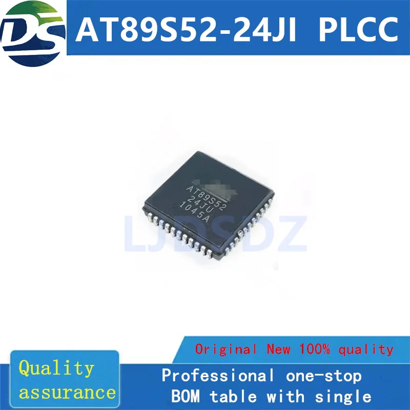 1 PÇS/LOTE  AT89S52-24JI  PLCC NEW  IN  STOCK