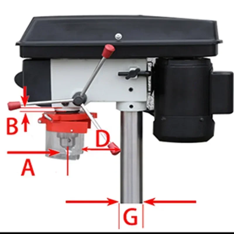 High speed vertical bench drilling machine mini automatic drill press