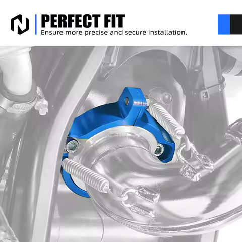 NICECNC For KTM EXC 300 250 300 XCW EXC TPI 2023 XC SX XCW Six Days TPI 2017-2022 Exhaust Tip Muffler Pipe Clamp Flange Guard