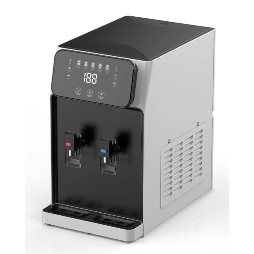 New Style Installation Free Countertop RO Water Filter Dispenser With Compressor Cooling