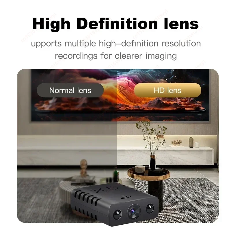 1080P HD Mini Camera WIFI Smart Home Surveillance Security webcam Wide Angle Micro Camcorder IR Night Vision invisible espia cam