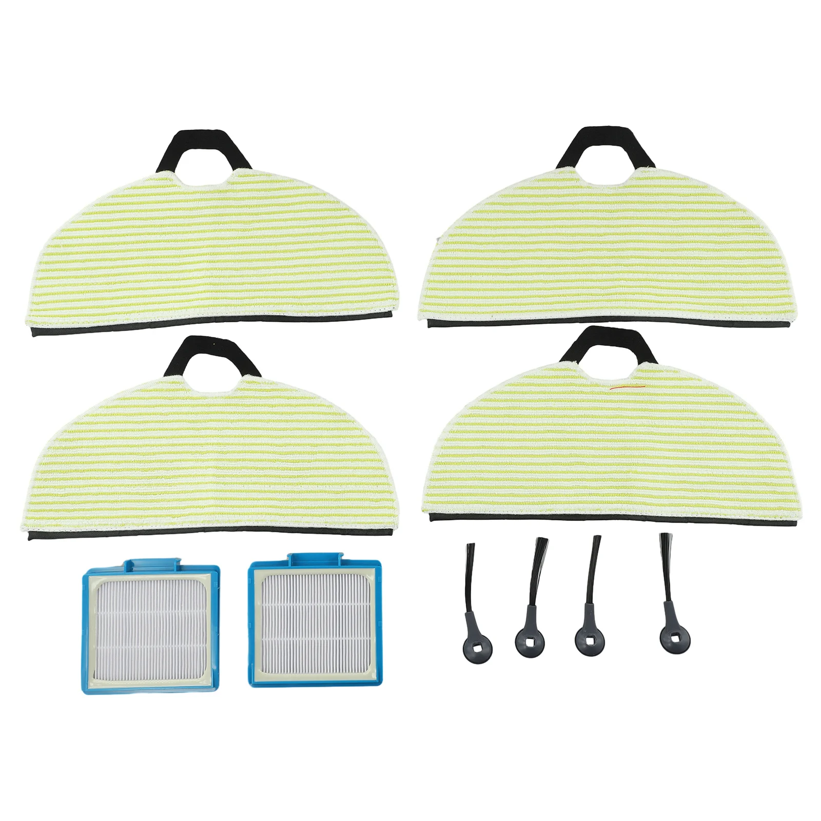 

Side Brush Filter Mop Pads Kit For Shark RV2001WD RV2002WD AV2001WD RV2000WD Robot Vaccum Cleaners Accessories Microfiber