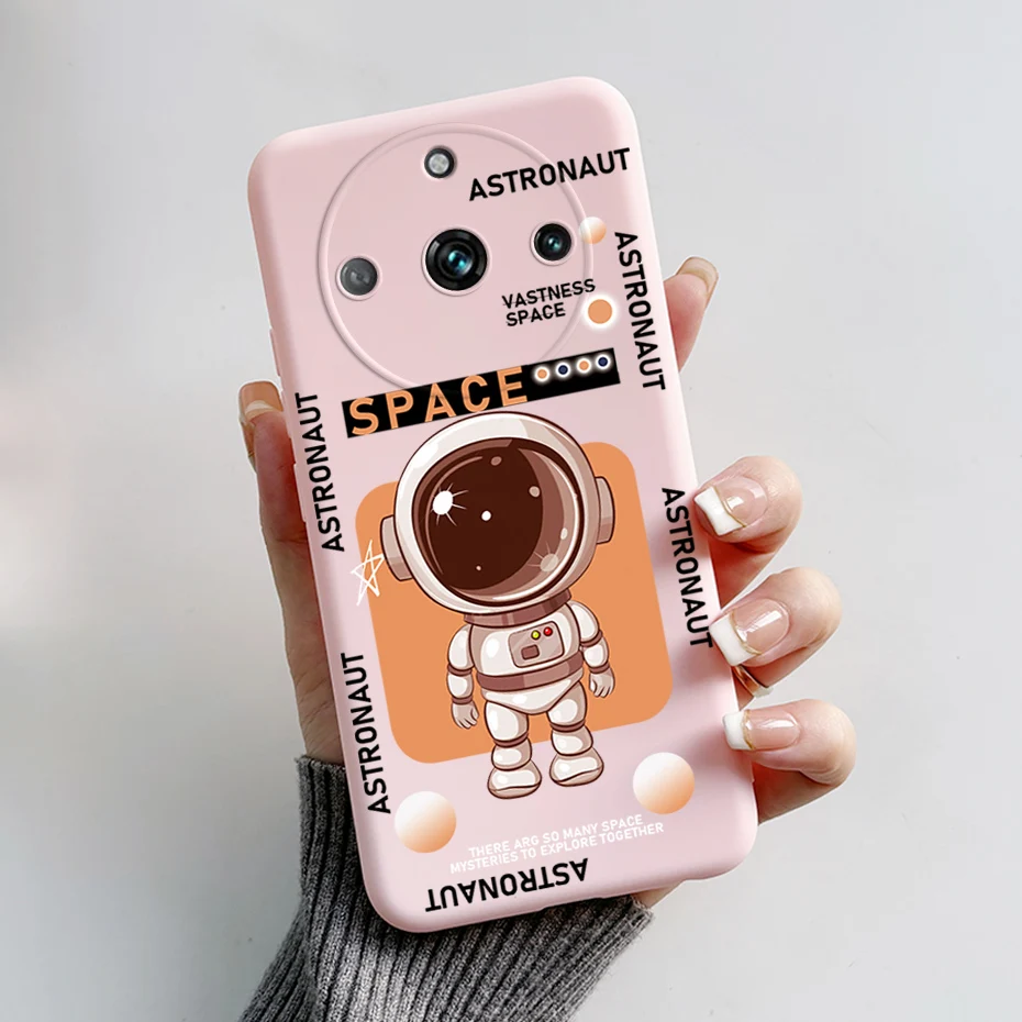 For Realme 11 Pro 5G Case RMX3771 Cute Astronaut TPU Soft Back Cover For Realme 11 Pro Plus Bumper Realme11 Pro+ RMX3740 Fundas