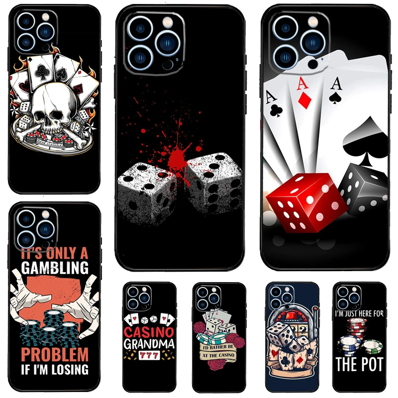 Casino Gambling Case For Samsung Galaxy A06 A16 A26 A56 A57 A37 A17 A55 A35 A15 A53 A13 A32 A52 A54 A34 A14