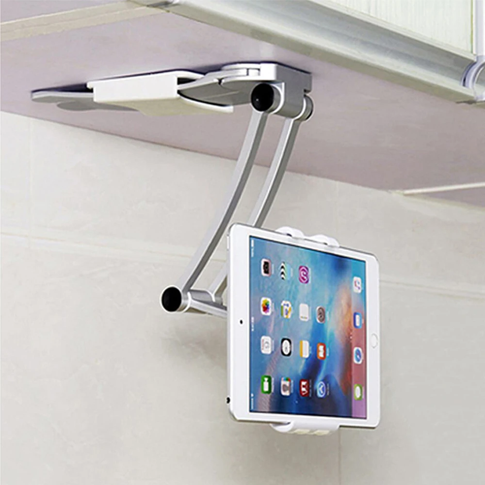 Imagem -03 - Wall Mount Cozinha Tablet Stand Suporte de Metal Smartphones Titulares Mesa se Encaixe 5105 Largura