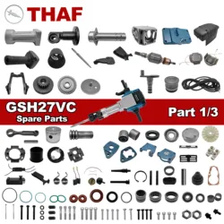 Replacement Spare Parts for Bosch Demolition Hammer GSH27 GSH27VC Part A