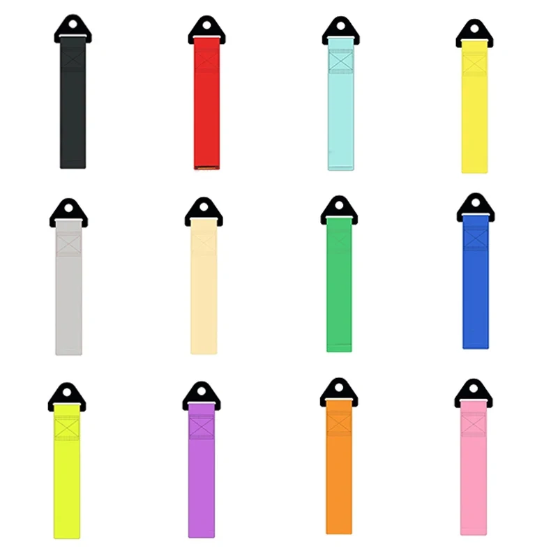 الثقيلة النايلون سحب حزام العالمي سباق السيارات حبل للسحب أخضر أسود أحمر 28 سنتيمتر الوفير مقطورة سحب حزام الحبال سيارة الديكور #6