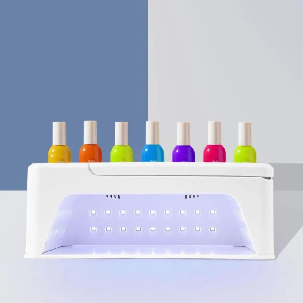US EU Plug Dual Hand Nail Dryer Lamp Flip Design 96 LEDS UV Nails Lamp 30/60/99/120s Timer 2IN1 Nail Curing Lamp Household