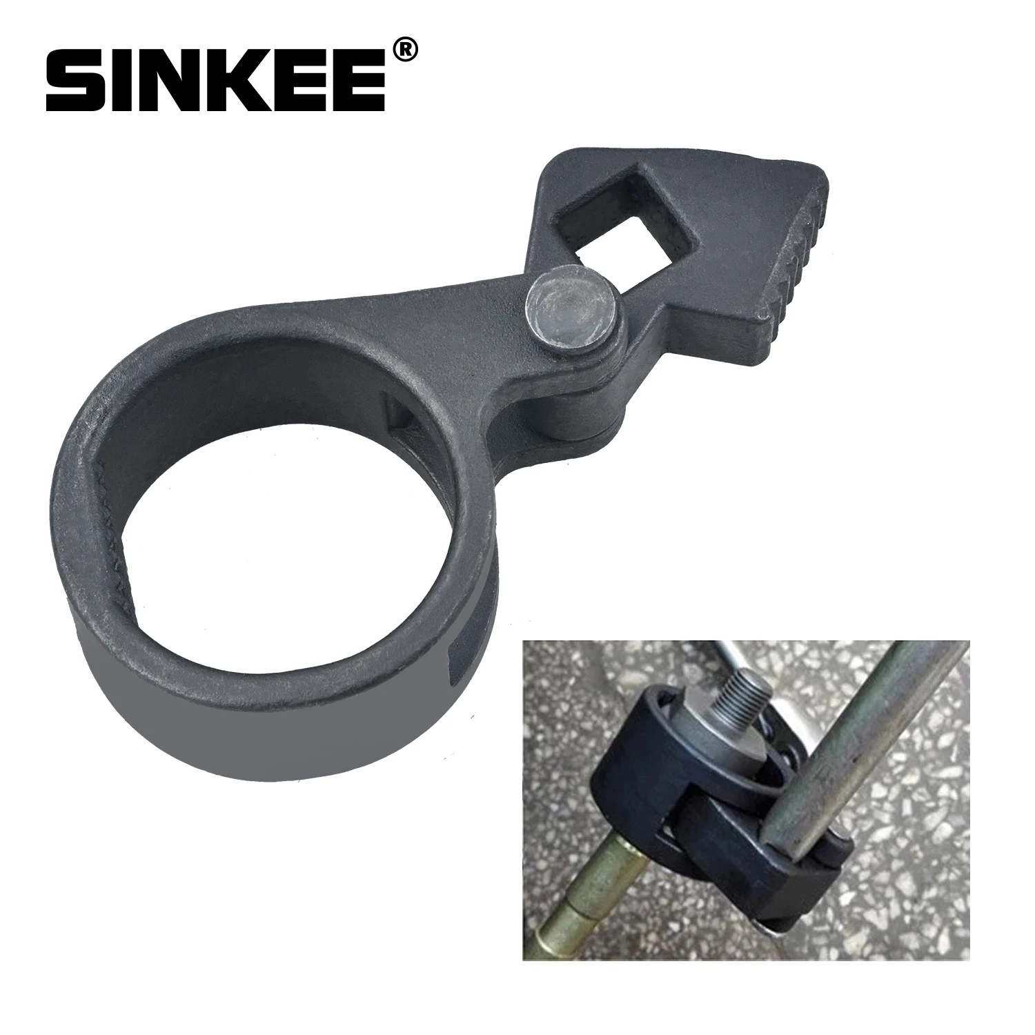 1/2 inch Inner Tie Rod Wrench 27-42mm Universal Steering Track Rod Removal Garage Tool